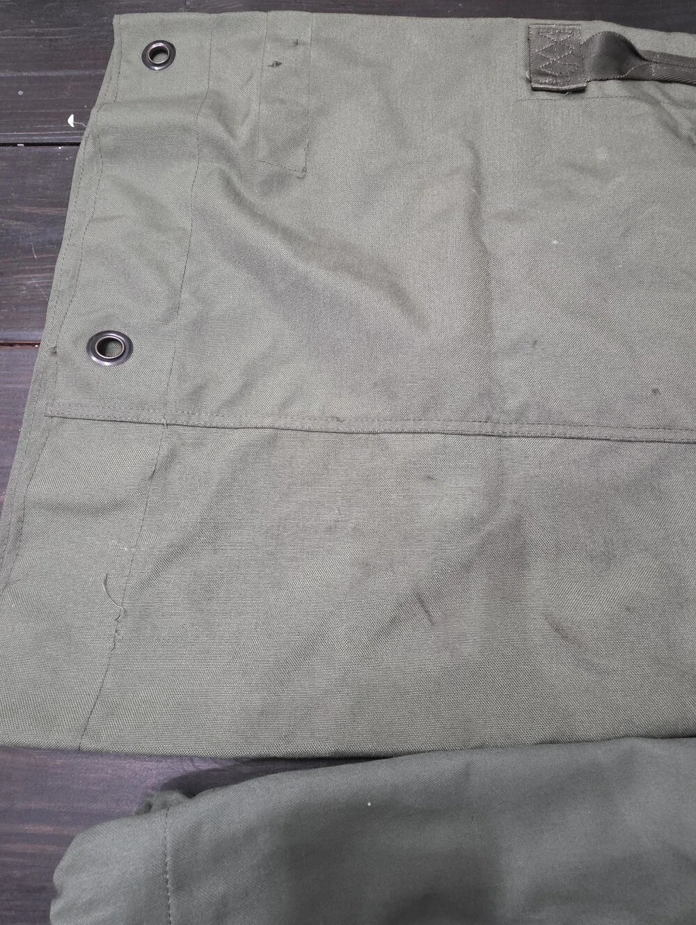 US Army 1974 Nylon Heavy Duty Duffel Bag With Extra Barracks Bag (Laundry)
